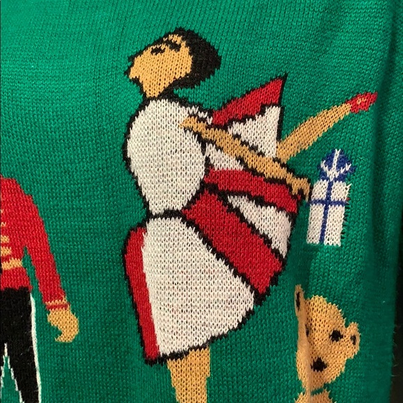 Ugly christmas sweater nutcracker. - Picture 3 of 8